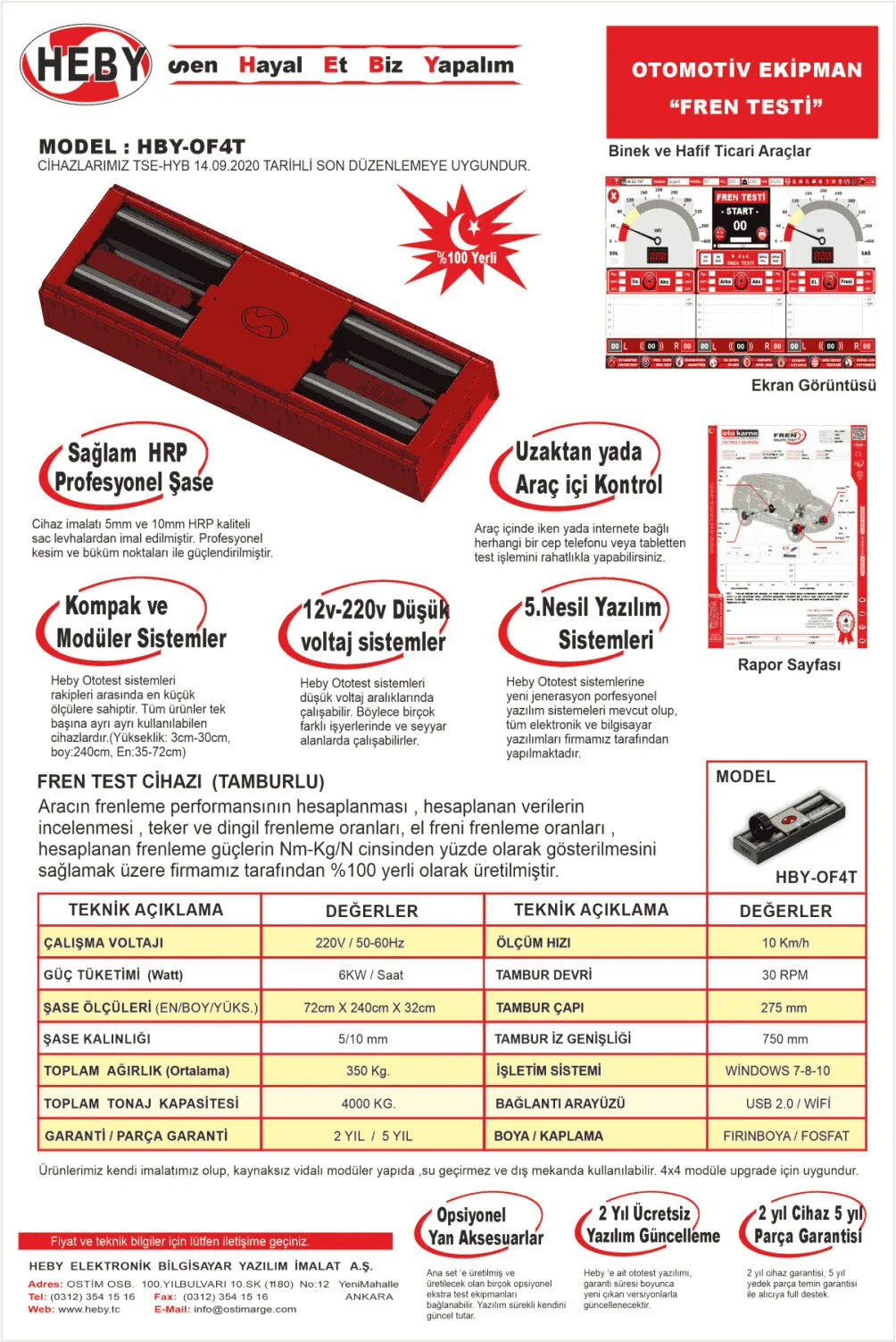 Fren Test Cihazı - Görsel 2