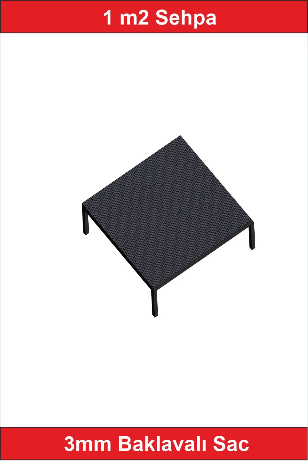 1m2 Platform Sehpa - Görsel 2