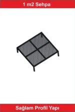 1m2 Platform Sehpa